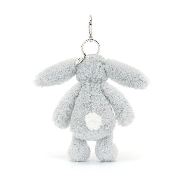Jellycat Bashful Silver Bunny Bag Charm, image 4