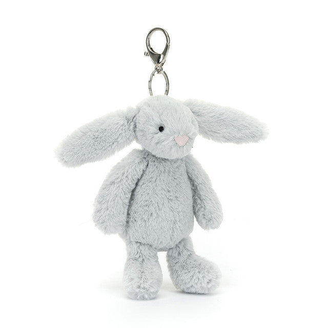 Jellycat Bashful Silver Bunny Bag Charm Keychains OCARE NZ