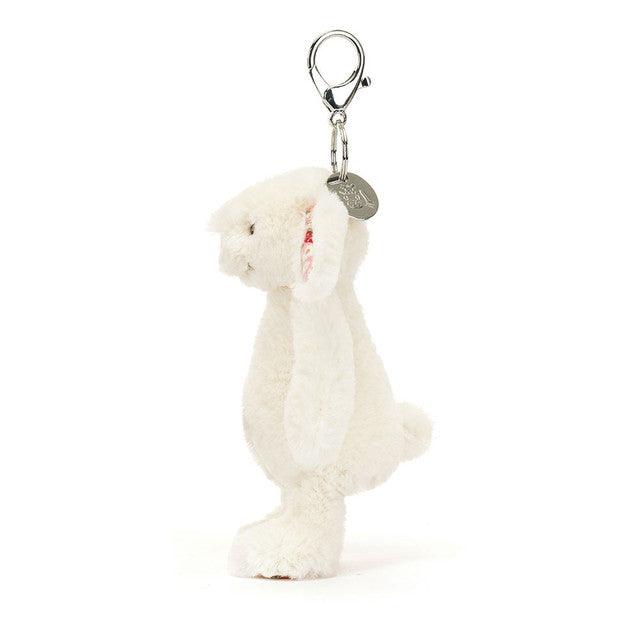 Jellycat Blossom Cream Bunny 'Berry' Bag Charm, image 3