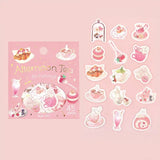 BGM Animals & Sweets Afternoon Tea Party Series Foil Stamped Flake Stickers