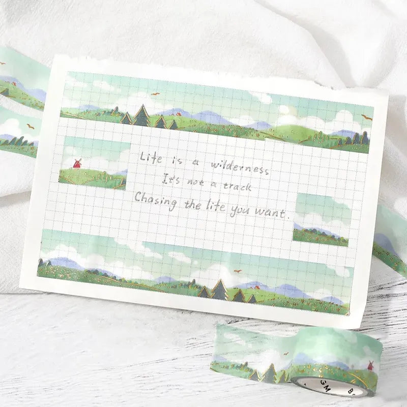 BGM Dreamscape Series Foil Washi Tape, image 15