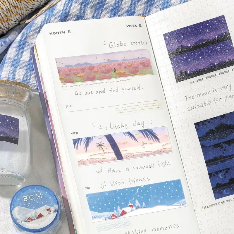 BGM Dreamscape Series Foil Washi Tape, image 19
