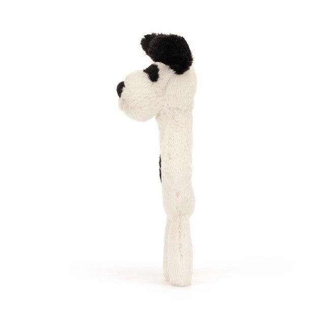 Jellycat Bashful Black & Cream Puppy Ring Rattle, image 3
