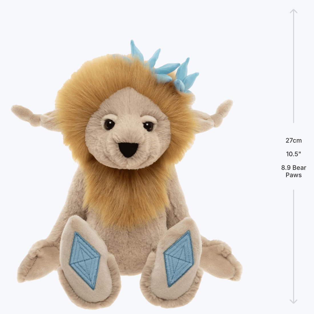 Bearhouse Topaz Blu By Charlie Bears, image 2