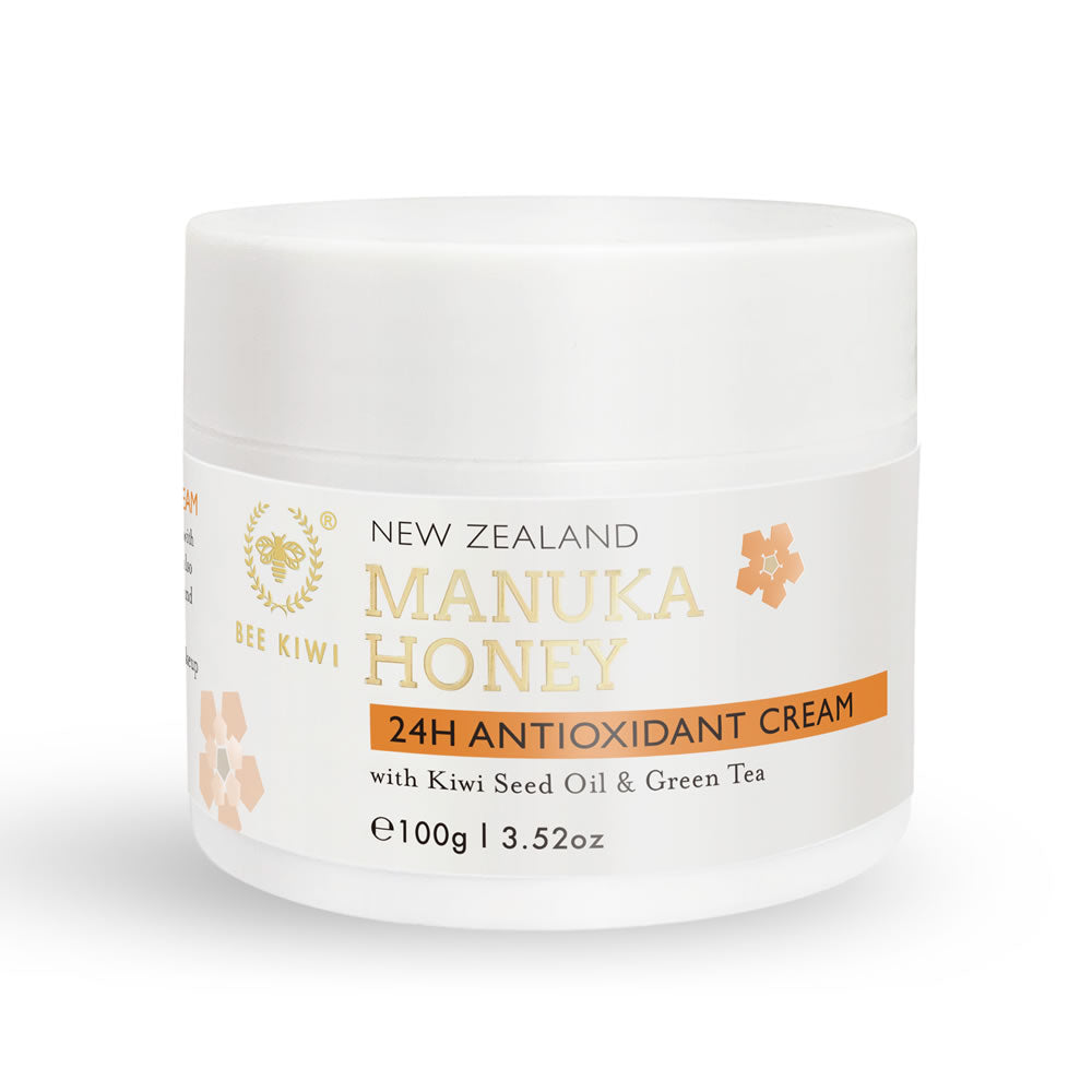 Bee Kiwi Manuka Honey 24H Antioxidant Cream 100g, Day Creams, OCARE NZ