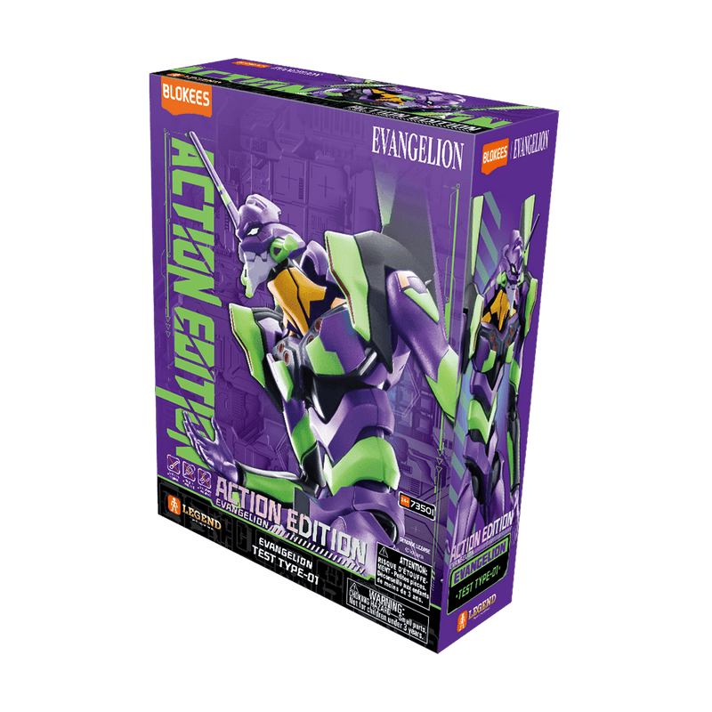 Blokees Evangelion - Evangelion Test Type 01 Action Edition Model Kit