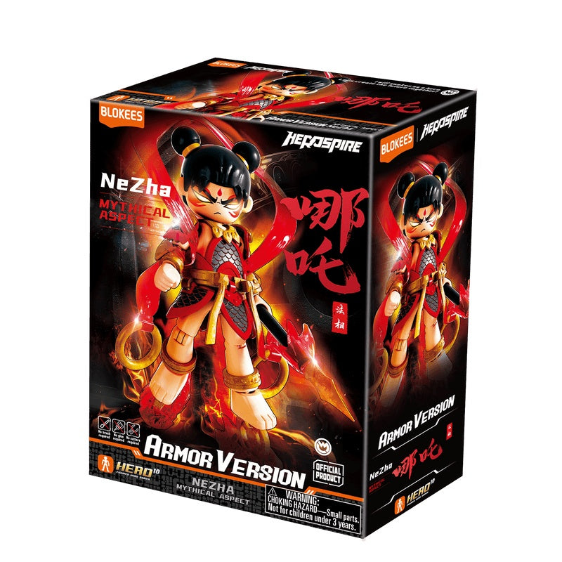 Blokees Hero Infinity - Armor Version NeZha (Mythical Aspect) Model Kit