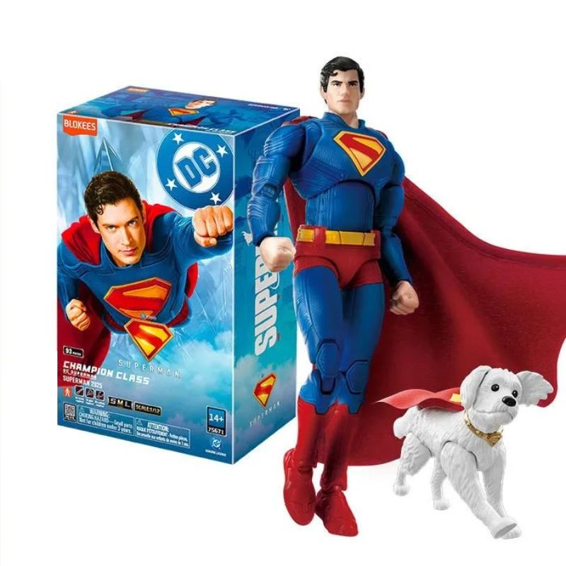 Blokees Superman (2025) - Superman with Krypto Chamion Model Kit, image 4