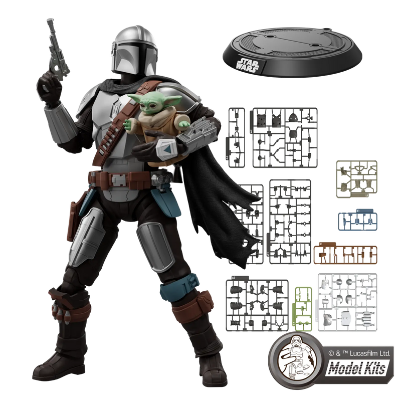 Blokees Mandalorian & Grogu (2026) - Champion Class 05 Din Djarin & Grogu Model Kit, image 3
