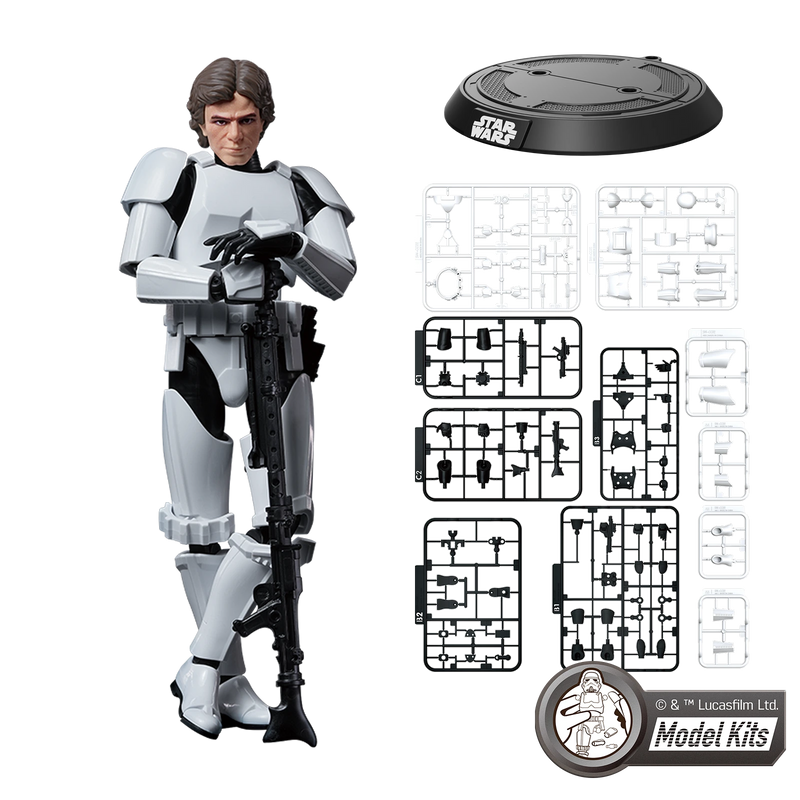 Blokees Star Wars - Champion Class 03 Han Solo in Stormtrooper Disguise Model Kit, image 3