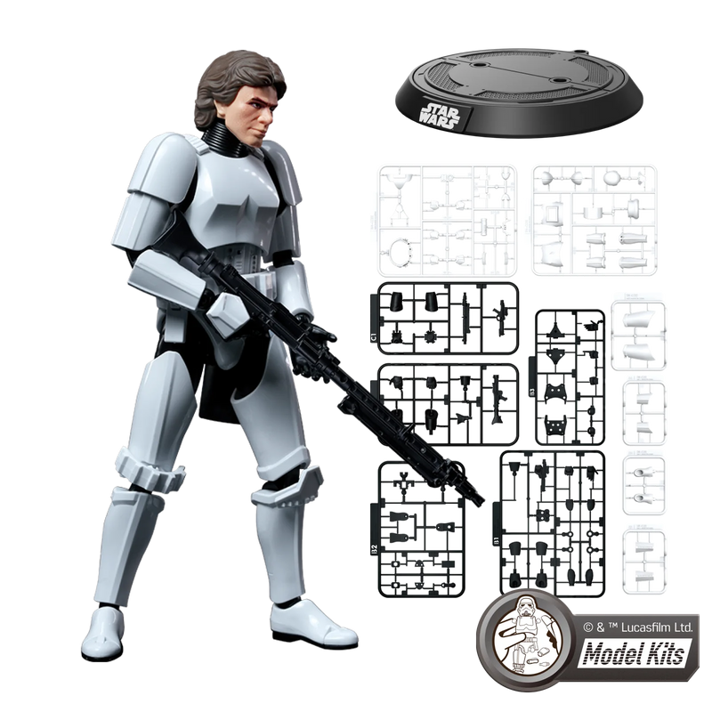 Blokees Star Wars - Champion Class 03 Han Solo in Stormtrooper Disguise Model Kit, image 4