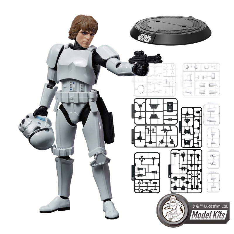 Blokees Star Wars - Champion Class 04 Luke Skywalker in Stormtrooper Disguise Model Kit, image 3