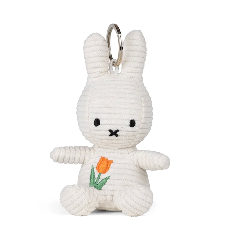 Bon Ton Toys Miffy Tulip Off White Keychain