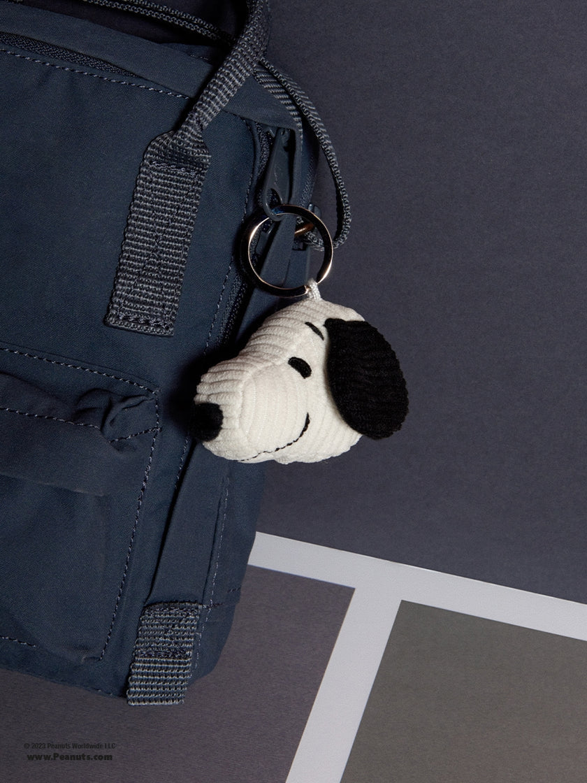 Bon Ton Toys Peanuts Snoopy Head Corduroy Cream Keychain, image 3