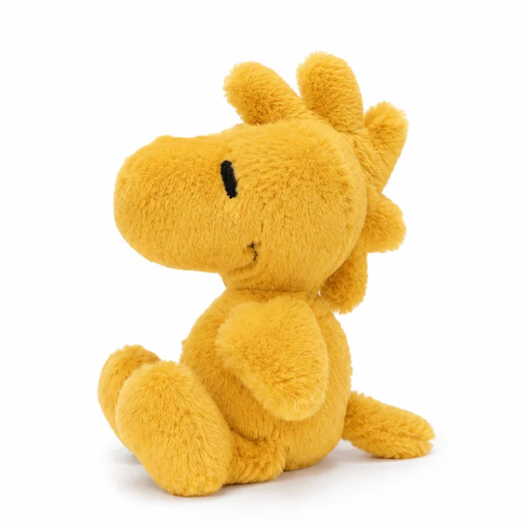 Bon Ton Toys Peanuts Woodstock Cozy Yellow Plush in Giftbox