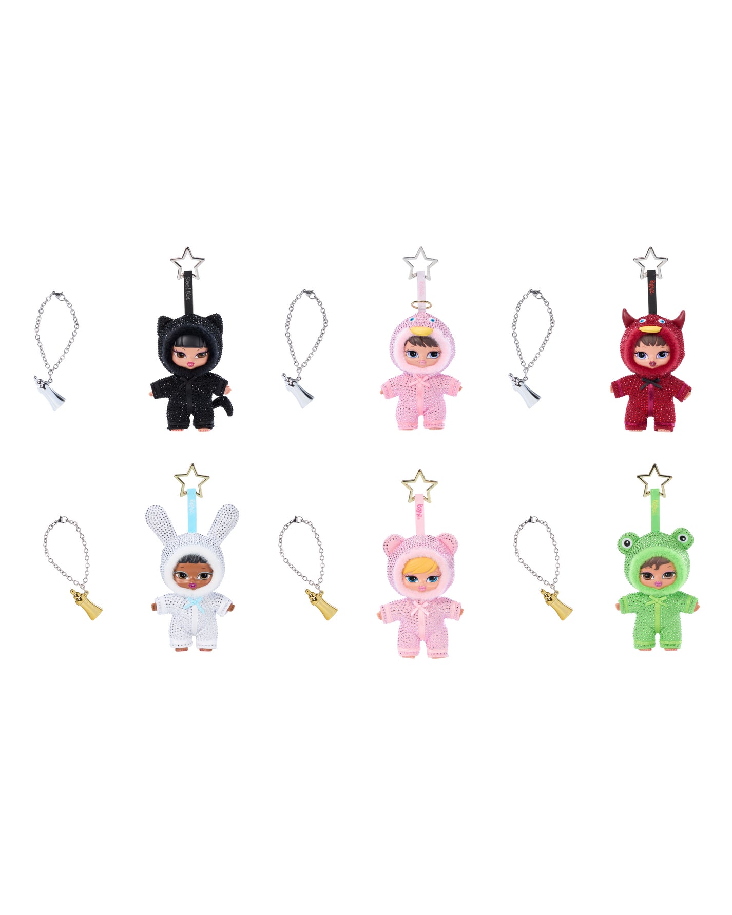 Bratz Bratziez Bling Seriez Plush Keychain Blind Box
