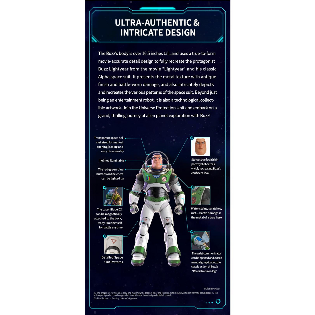 Robosen Buzz Lightyear Infinity Pack Limited Edition, image 8