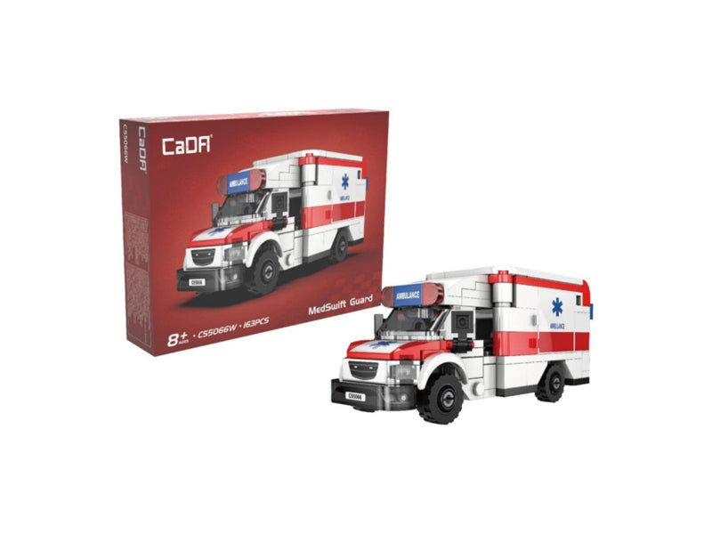 CaDA Swift Rescue Shield Van 1:32 Scale Building Set - 163 Pieces - C55066W, image 2