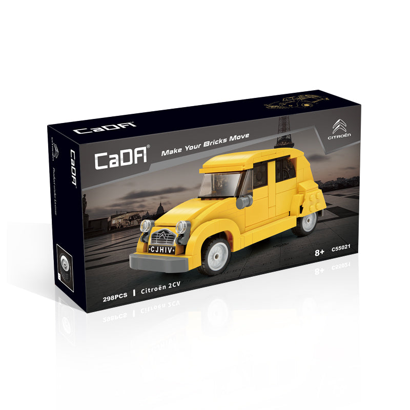 CaDA 1:24 The Citreon 2CV Retro Brick Car, image 2
