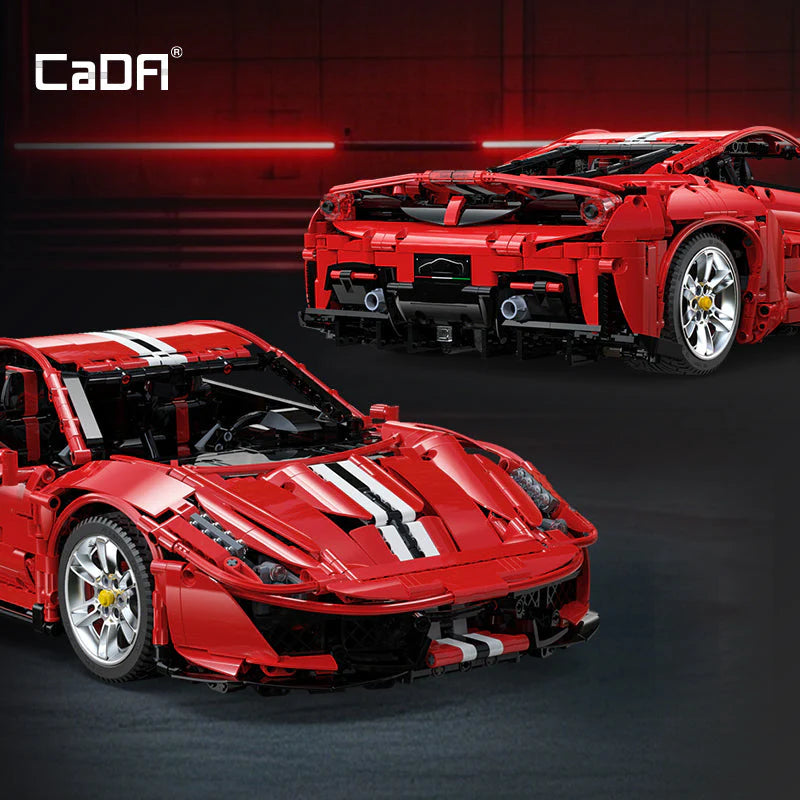 CaDA 1:10 RC Italian Super Car Non-Motorised Brick Model Kits, image 7