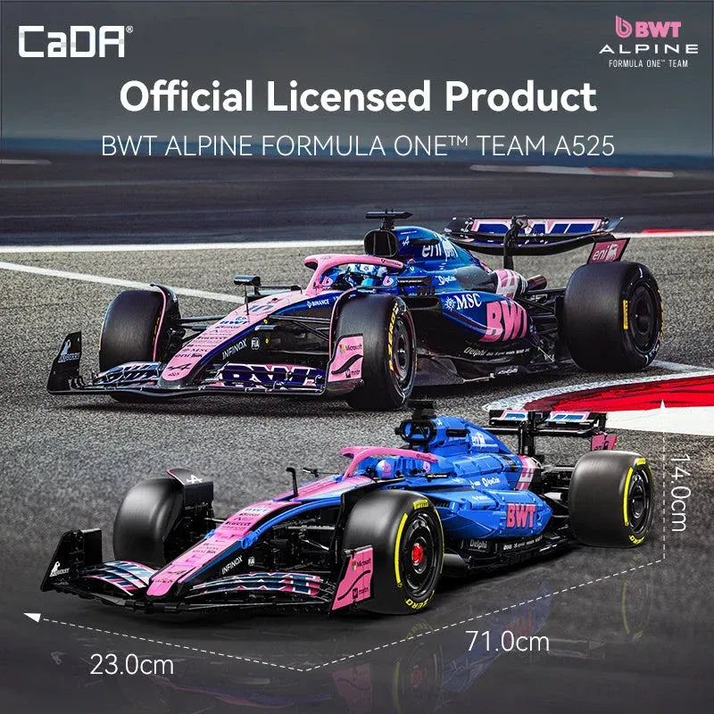 CaDA 1:8 BWT Alpine F1 Team A525 Building Set 2173pcs – C64012W, image 10