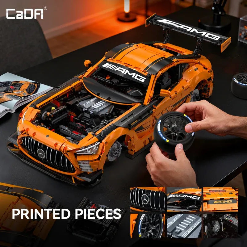 CaDA 1:8 Mercedes-AMG GT3 Building Set 5466pcs – C64008W, image 11