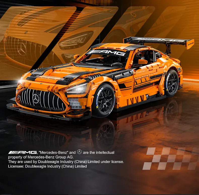 CaDA 1:8 Mercedes-AMG GT3 Building Set 5466pcs – C64008W, image 5
