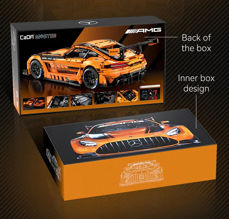 CaDA 1:8 Mercedes-AMG GT3 Building Set 5466pcs – C64008W, image 15