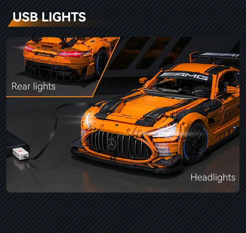 CaDA 1:8 Mercedes-AMG GT3 Building Set 5466pcs – C64008W, image 8