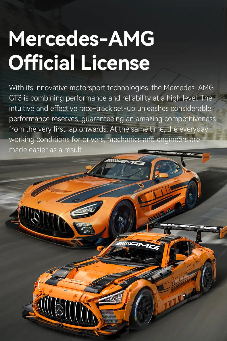 CaDA 1:8 Mercedes-AMG GT3 Building Set 5466pcs – C64008W, image 20