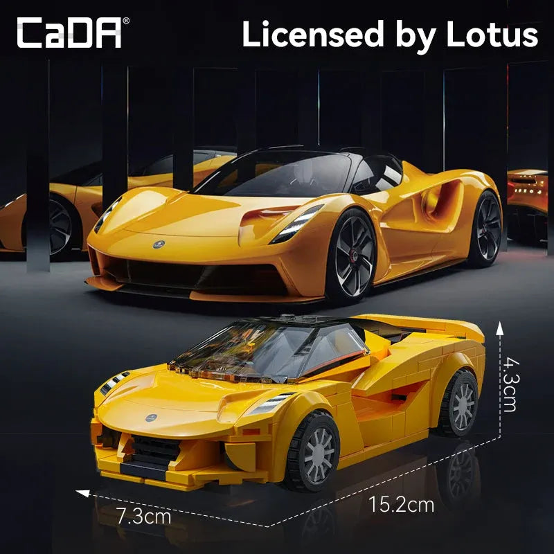 CaDA Lotus Evija 1:24 Scale Building Set - 276 Pieces - C55044W, image 5