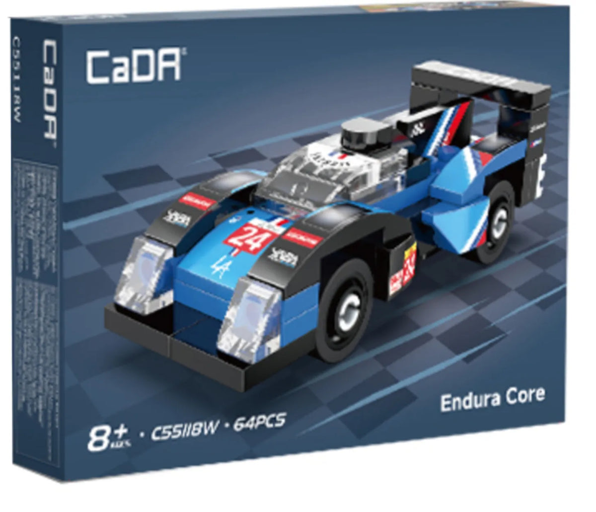 CaDA Endura Core Mini Sports Car Building Set - 64 Pieces - C55118W