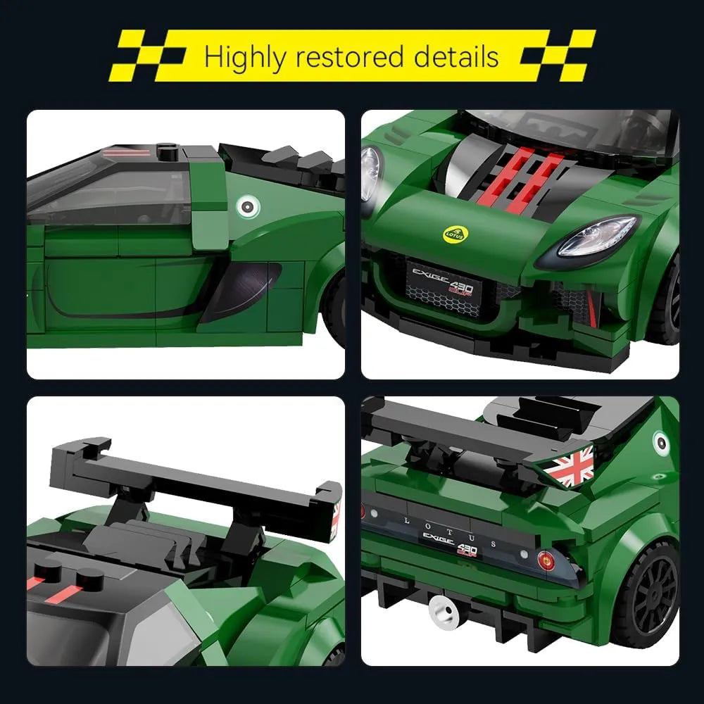 CaDA Lotus Exige Cup 430 1:24 Scale Building Set - 319 Pieces - C55043W, image 6