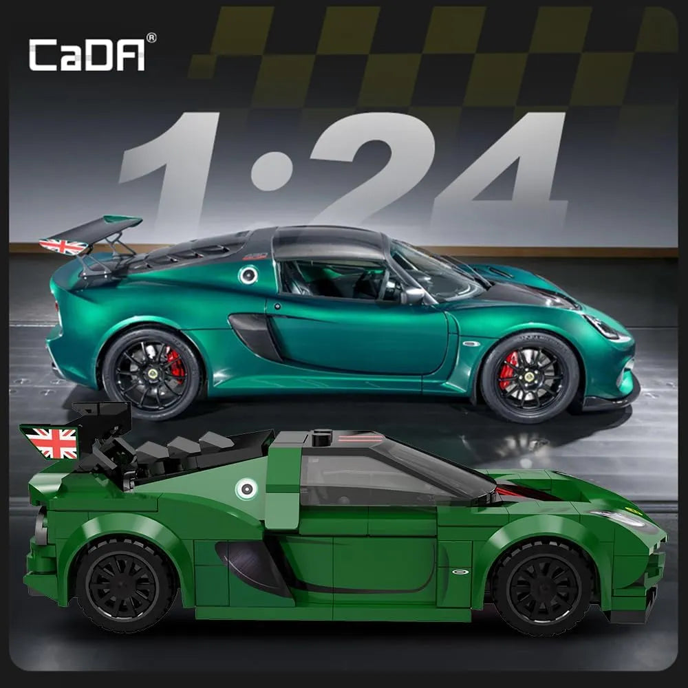 CaDA Lotus Exige Cup 430 1:24 Scale Building Set - 319 Pieces - C55043W, image 9