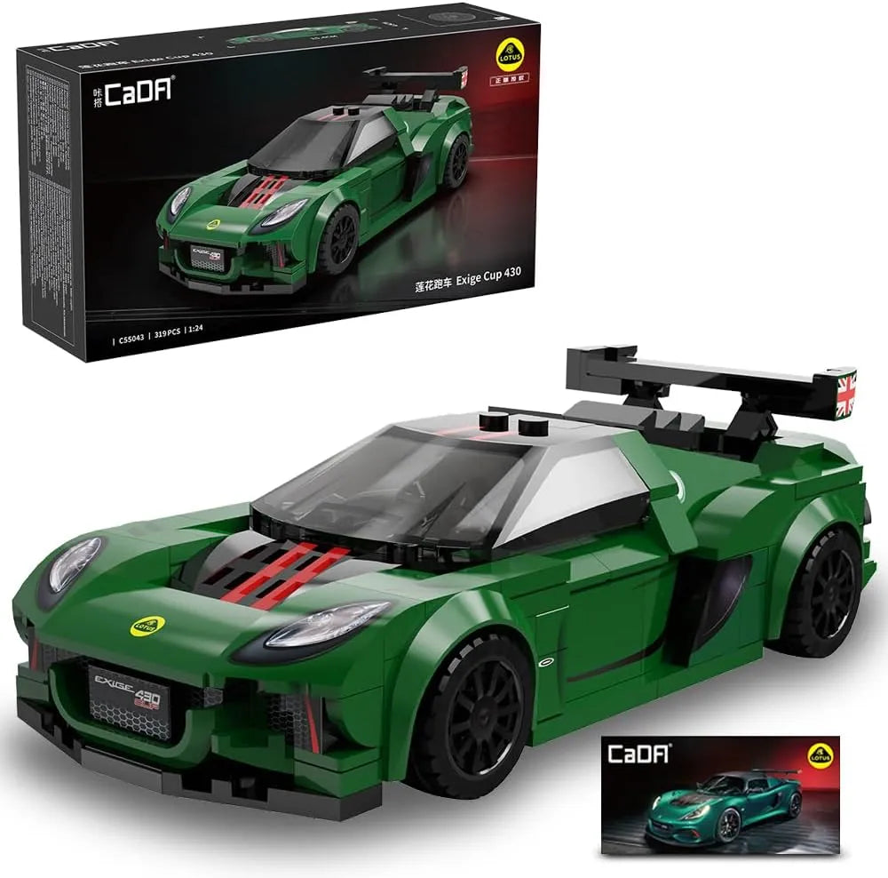 CaDA Lotus Exige Cup 430 1:24 Scale Building Set - 319 Pieces - C55043W, image 11