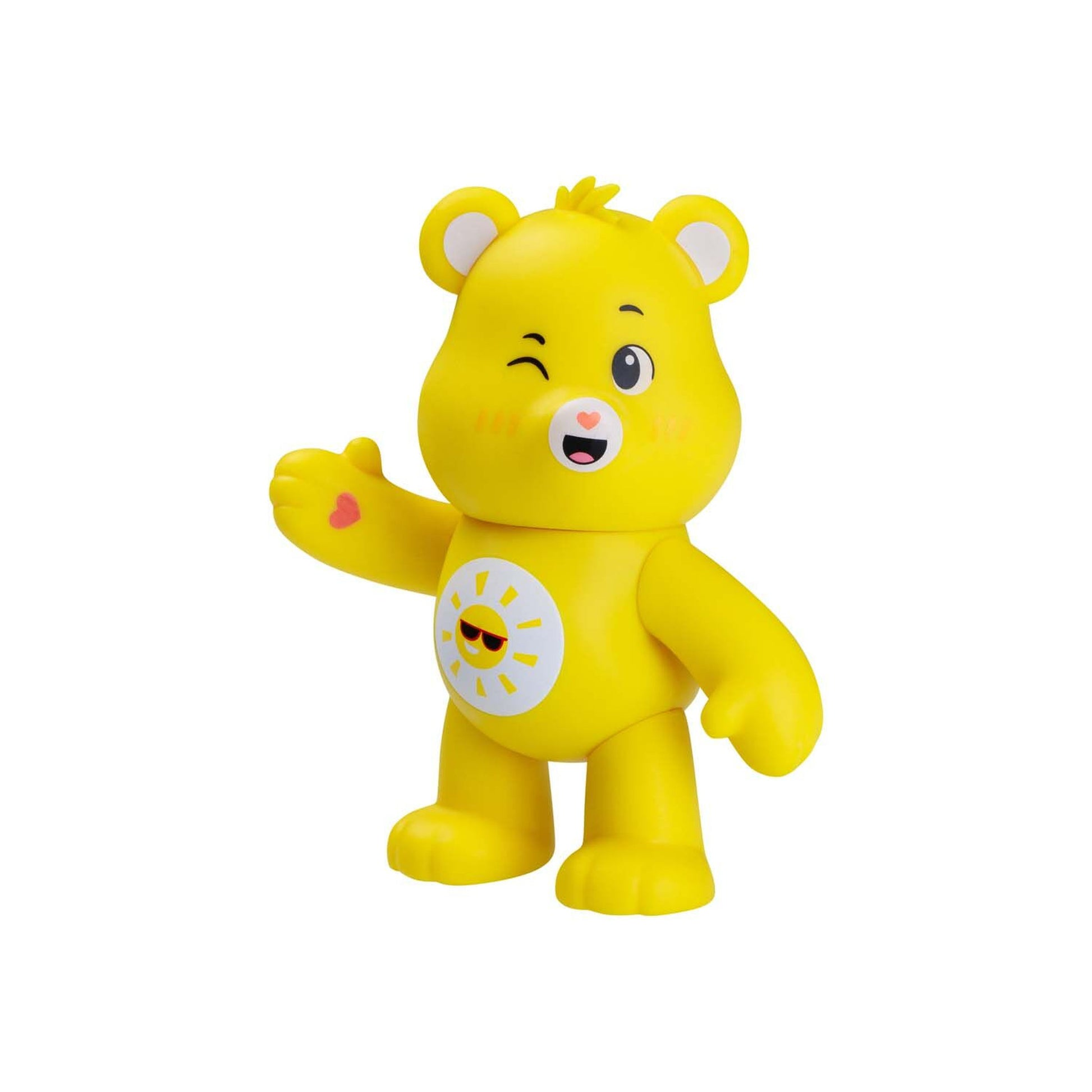 Care Bears Collectible Figure Blind Box featuring a cute yellow bear character with a smiling face.
