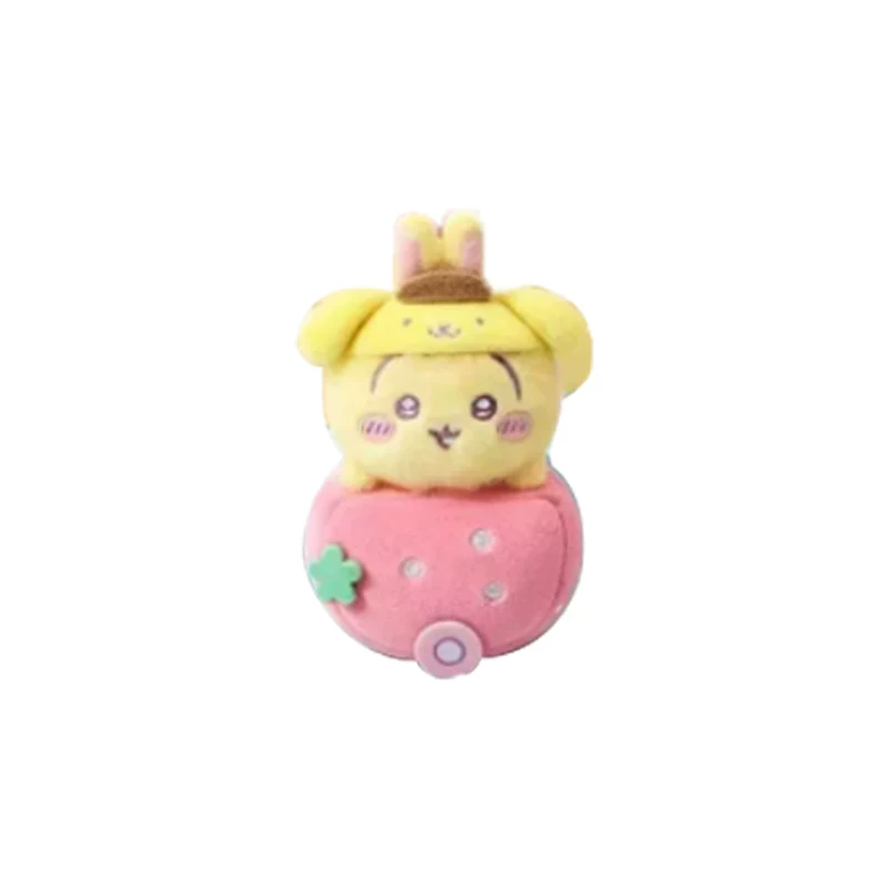 Chiikawa x Sanrio Characters Strawberry Car Plush Bag Charm, image 5