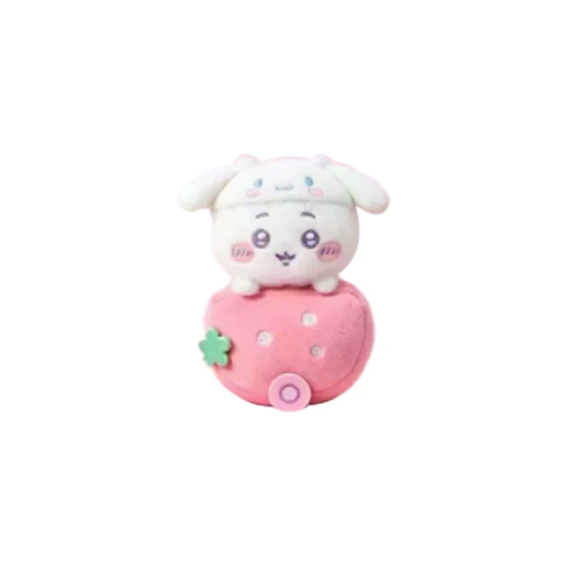 Chiikawa x Sanrio Characters Strawberry Car Plush Bag Charm, image 4