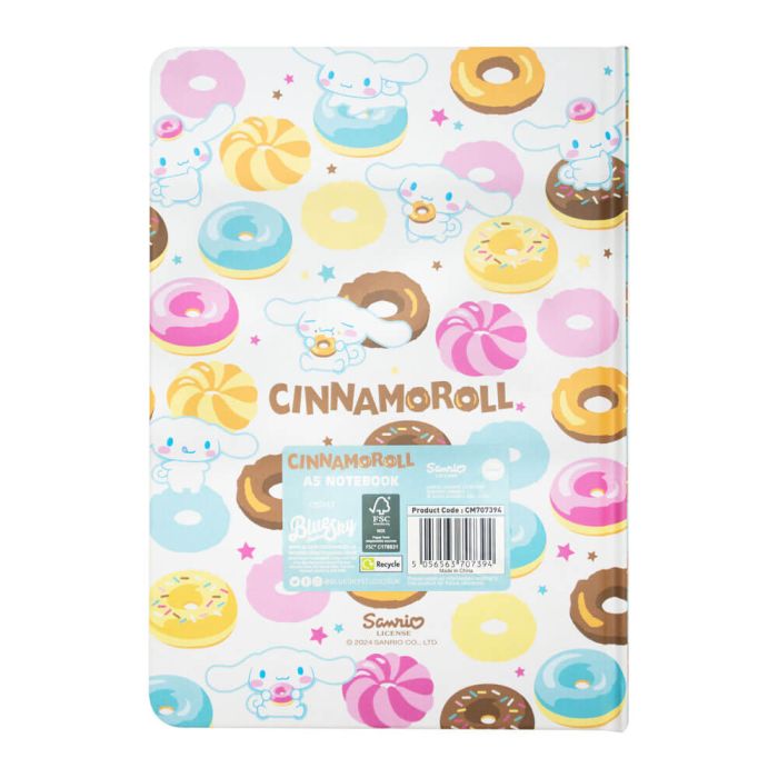 Cinnamoroll A5 Notebook – Lined 80 Pages