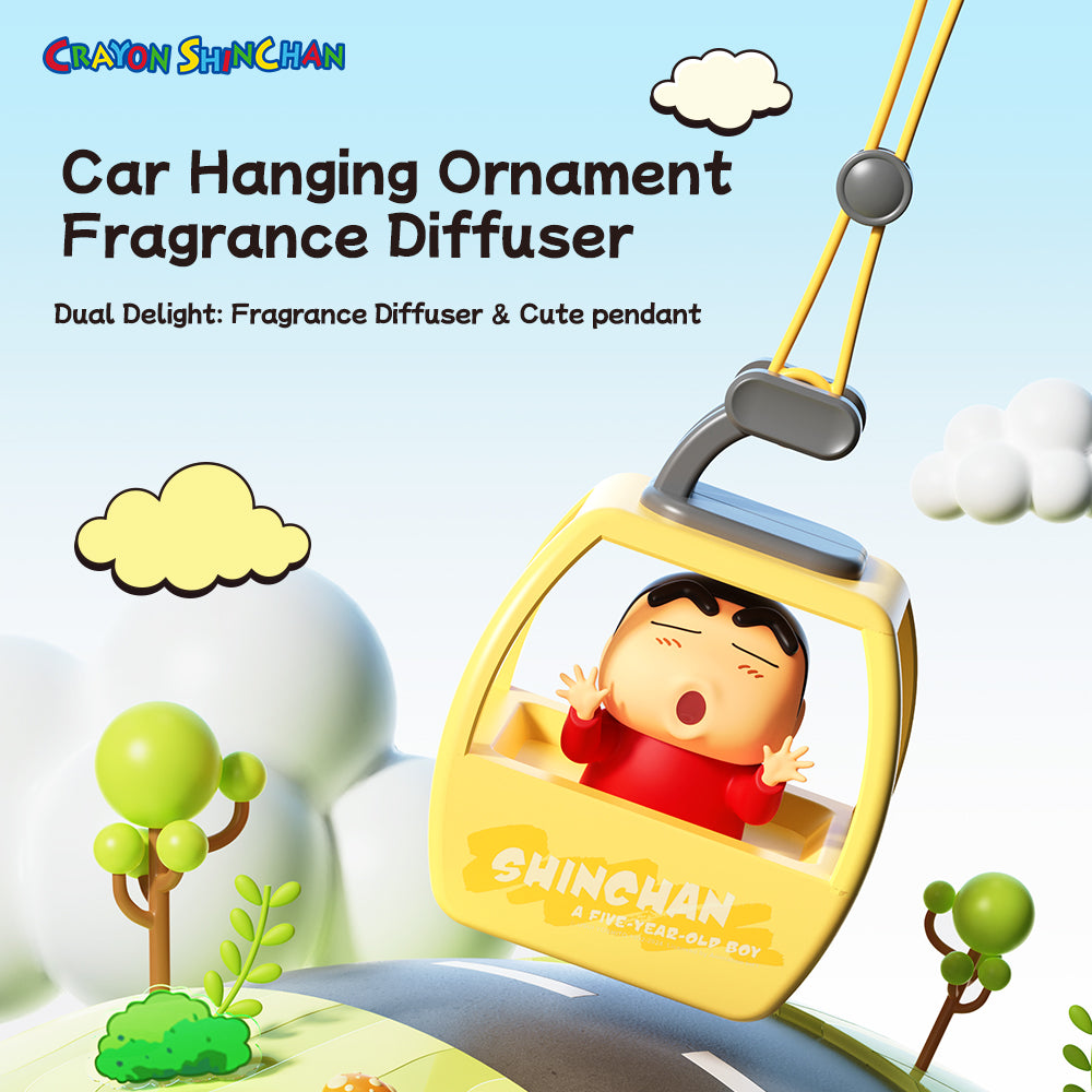 Crayon Shin-chan Cable Car Hanging Car Air Freshener, image 3