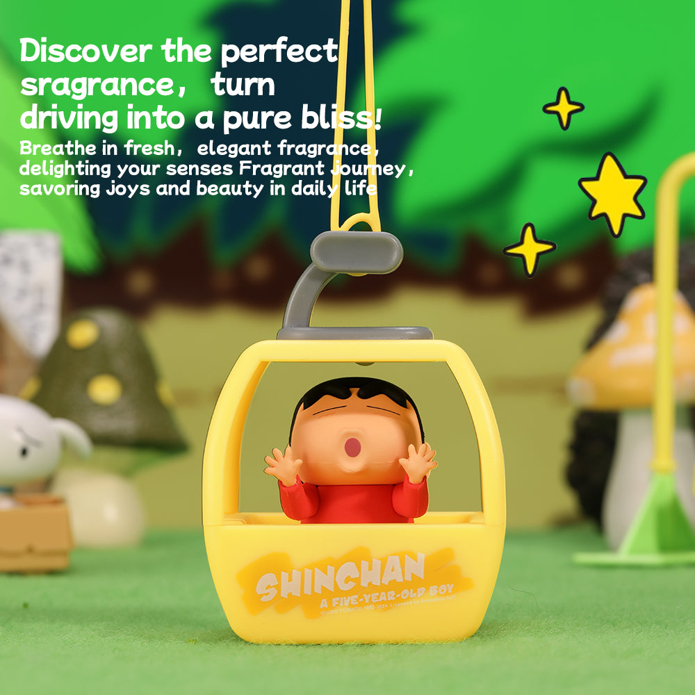 Crayon Shin-chan Cable Car Hanging Car Air Freshener, image 7
