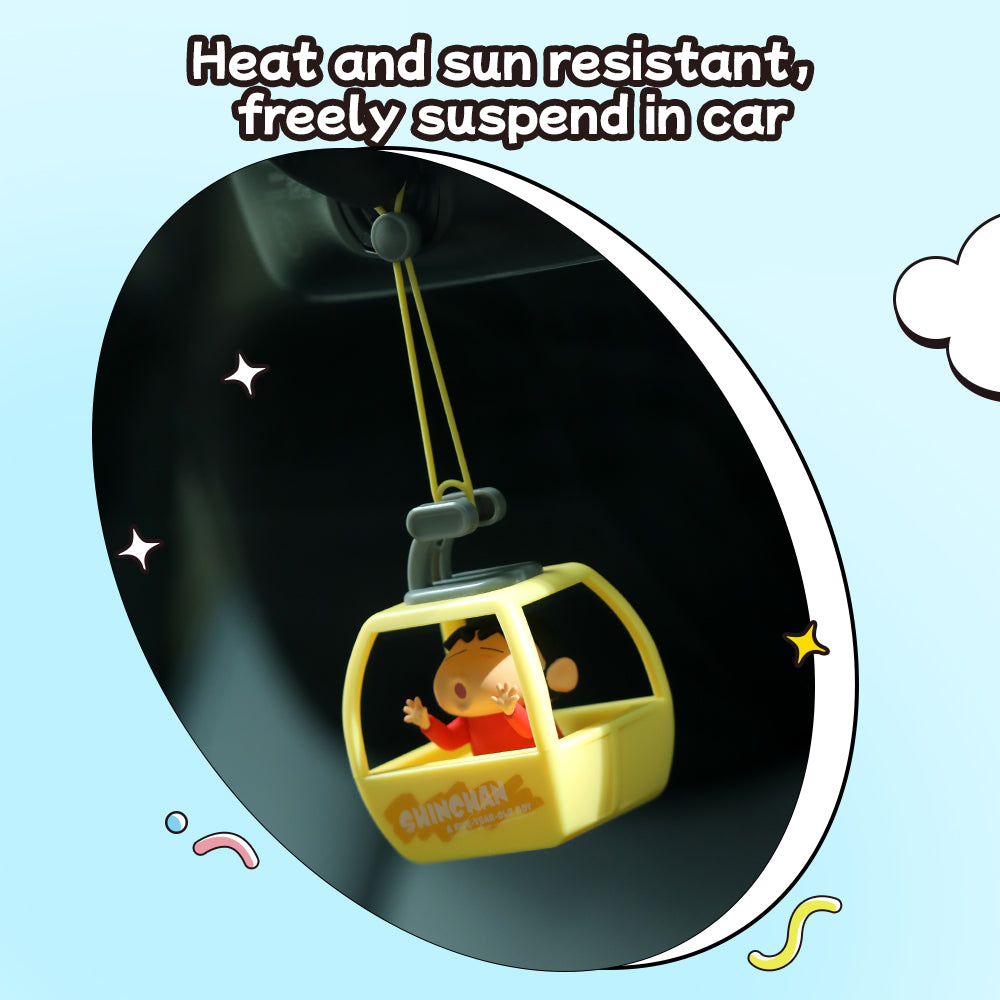 Crayon Shin-chan Cable Car Hanging Car Air Freshener, image 8
