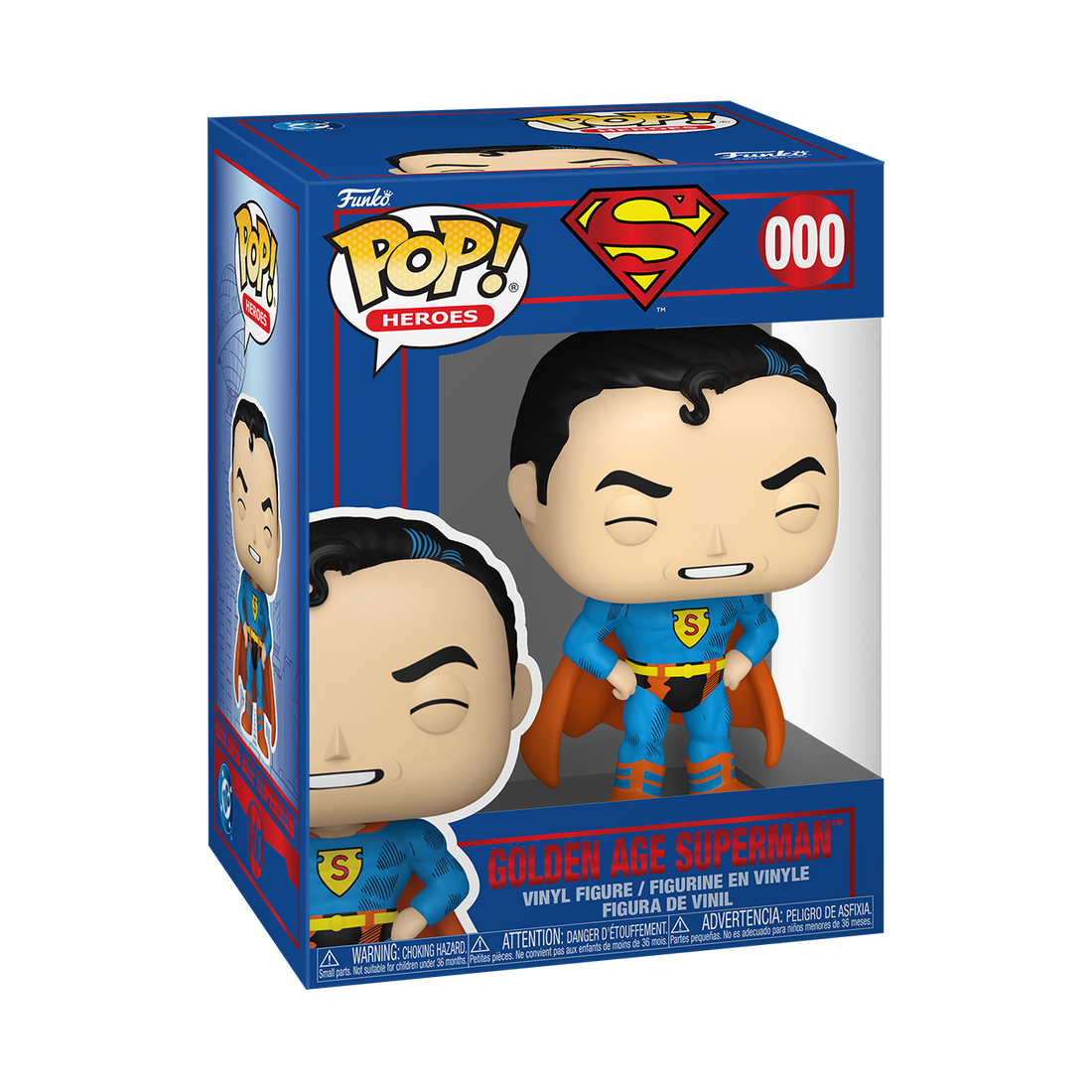 Funko Pop! DC: Shield Through the Ages - Golden Age Superman Vinyl Figure, image 2