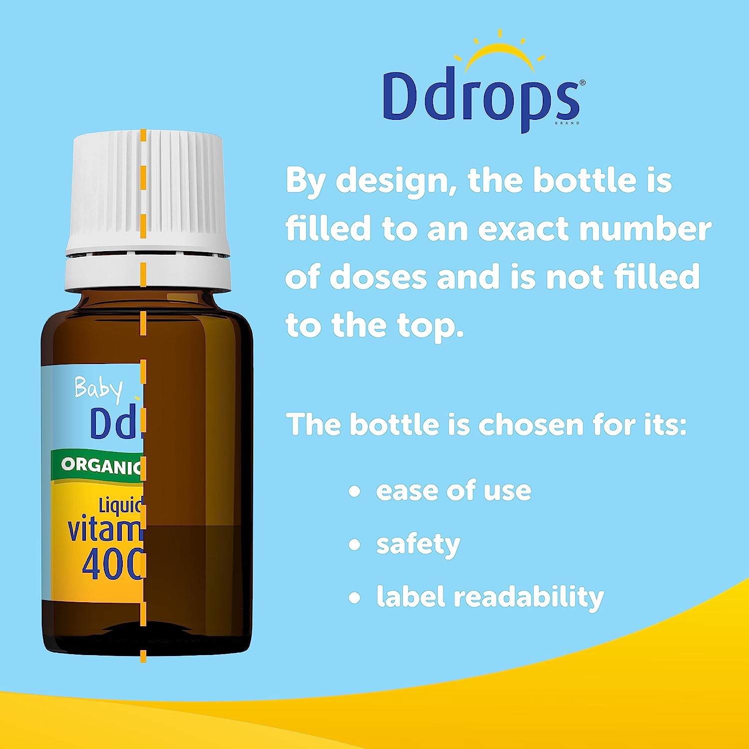 Ddrops Liquid Organic Vitamin D3 400 IU 25ml