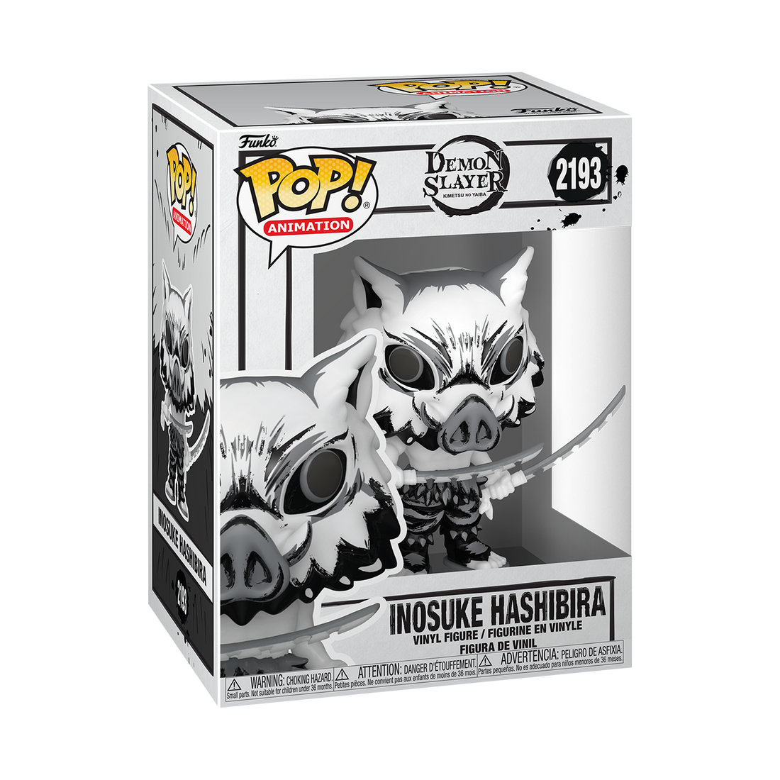 Funko Pop! Demon Slayer - Inosuke (Sumi-Ink) Vinyl Figure, image 2