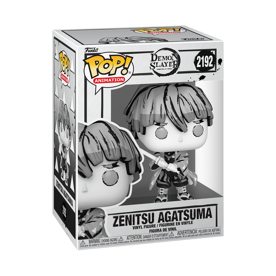 Funko Pop! Demon Slayer - Zenitsu (Sumi-Ink) Vinyl Figure, image 2