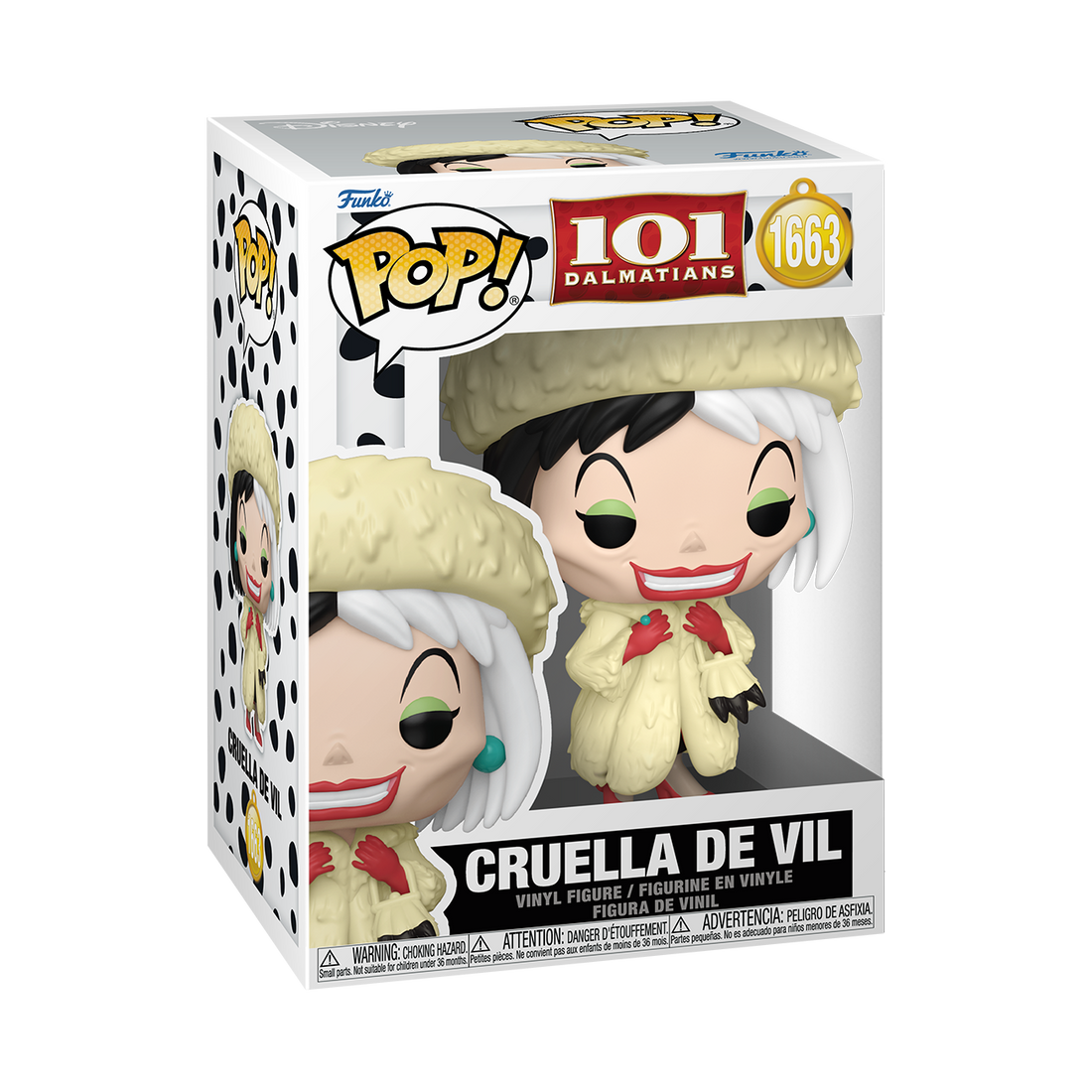 Funko Pop! 101 Dalmatians (1991) - Cruella De Vil Vinyl Figure, image 2