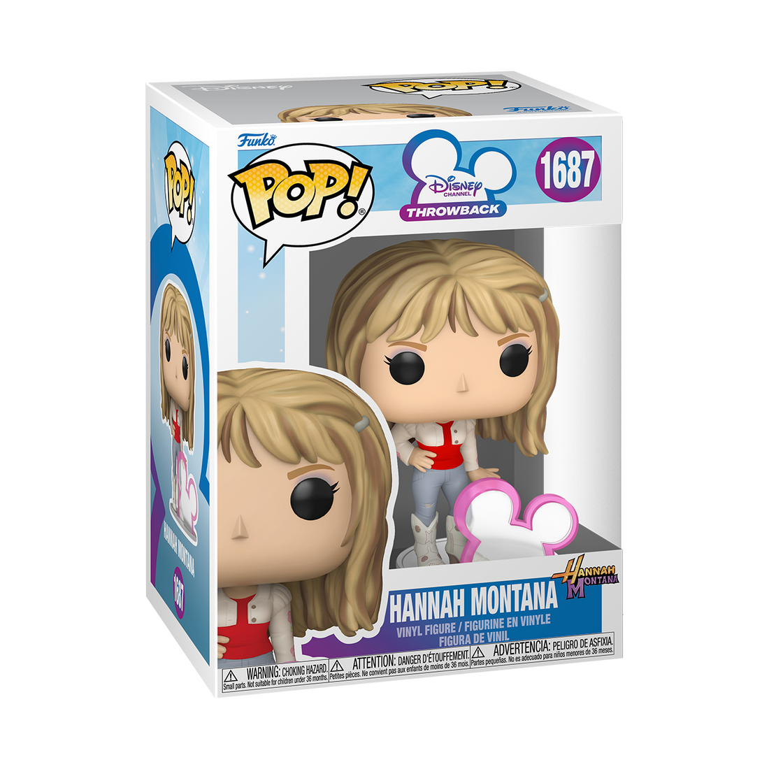 Funko Pop! Hannah Montana - Hannah Montana with Disney Channel Logo Vinyl Figure, image 2