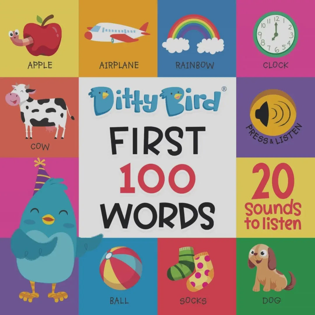 Ditty Bird First 100 Words Interactive Sound Book