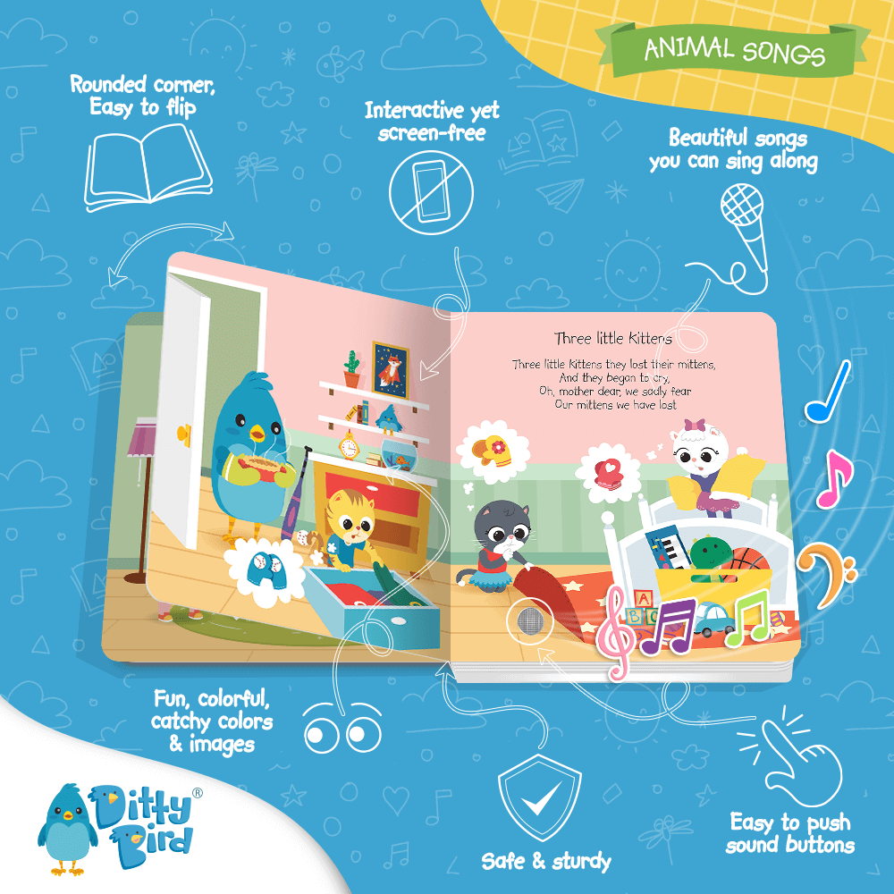 Ditty Bird Animal Songs Interactive Sound Book, image 4